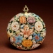 Enameled Watch with Flowers - Walters