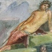 Fresco of Narcissus at the Fountain at the House of Marcus Lucretius Fronto, Pompeii