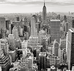 New York City seen from above.