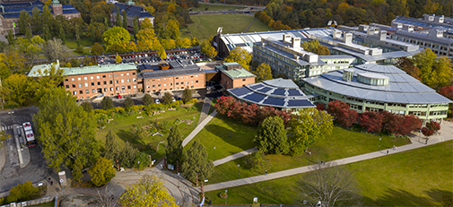 Institutionen för kultur och estetik sett från ovan