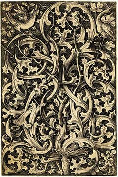 Hopfer, Daniel (ca 1470-1536): Ornament with Thistle (Gothic Thistle) Hopfer, Daniel (ca 1470-1536): Ornament with Thistle (Gothic Thistle)