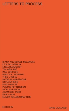 The cover of the anthology Letters to Process.