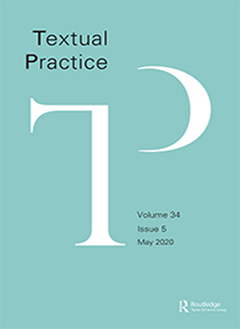 Omslaget till Textual Practice Volume 34, 2020 - Issue 5