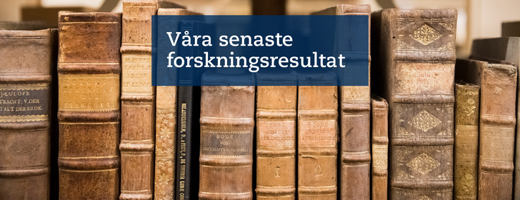 Äldre samling litteratur från Universitetsbiblioteket. Foto: Niklas Björling