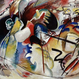 Oljemålning av Wassily Kandinsky från 1913