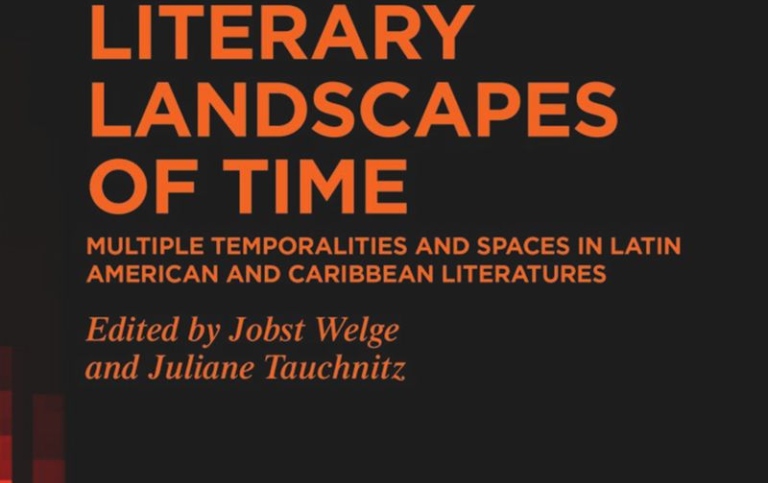 Detalj av omslaget till boken Literary Landscapes of Time